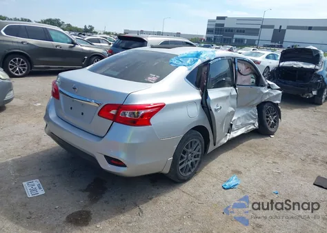 2017 Nissan Sentra S из США, поврежденный, VIN 3N1AB7APXHY388197